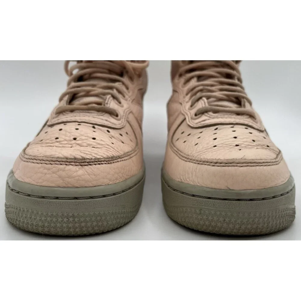 Nike Women’s SF AF1 Mid Air Force 1 Boots Orange Quartz AA3966-800 Size 8 - Picture 3 of 11